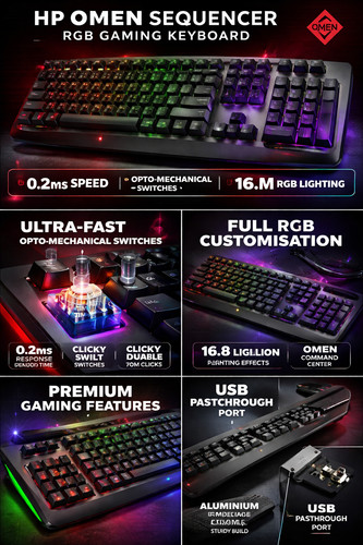 Omen sequencer rgb gaming - hp,