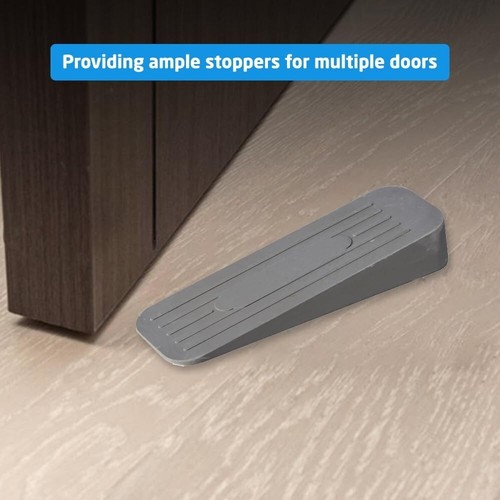 Door wedge grey rubber heavy - wedge,