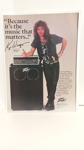 Kip winger peavey bass guitar - winger,