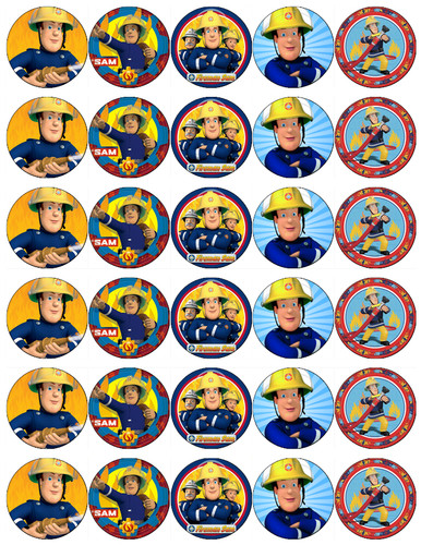 Fireman sam edible - sam, 30