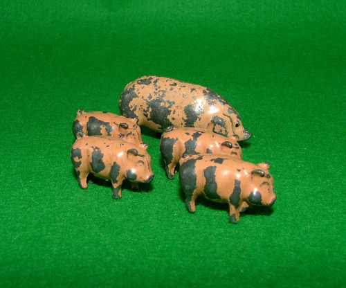 Vintage britains painted lead - painted,