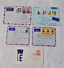 Vintage Stamps on Air Mail