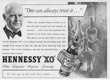 HENNESSEY XO BRANDY Vintage Advertisement 1938 #4