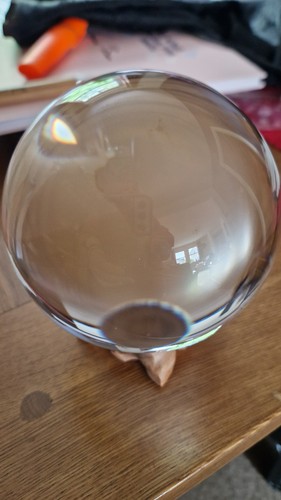 Clear glass crystal - crystal, scrying