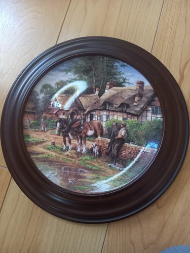 Wedgwood framed wall plate - , "