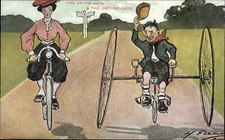 Antique Postcard H FLEURY Man