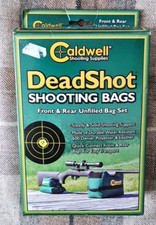 Caldwell Dead Shot Combo Rifle Shooting Benchrest Bag Set -Un-filled / Empty