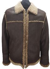 B3 ORIGINAL SHEEPSKIN LEATEHER FLIGHT BOMBER JACKET SIZE L