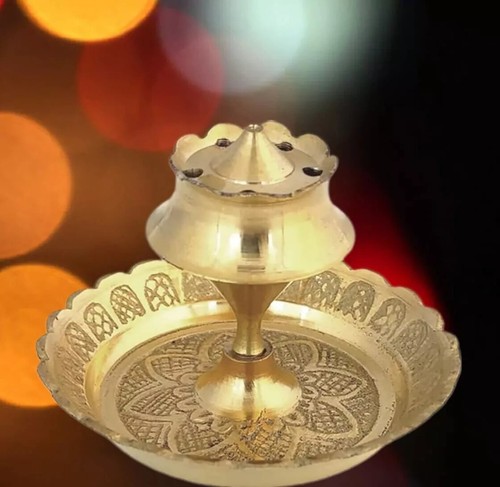 Brass agarbatti stand - brass,
