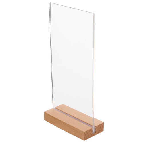 Table note holder - note, wood