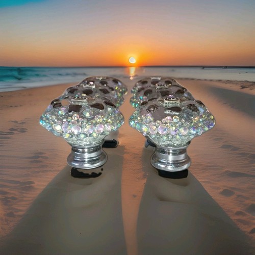 Crystal knob set large - knob,
