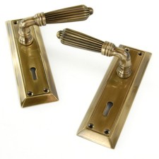 Antique Solid Brass Regency