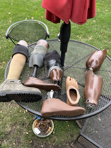 Antique vintage prosthetic lot - antique,