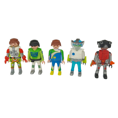 Playmobil figure bundle 6x - ,
