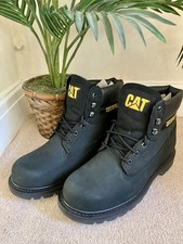 Caterpillar Colorado, Mens Black Suede Boots, Size 10.5 /11 UK, 