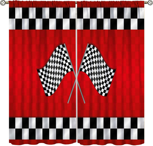 Racing car kids - curtains,, boys