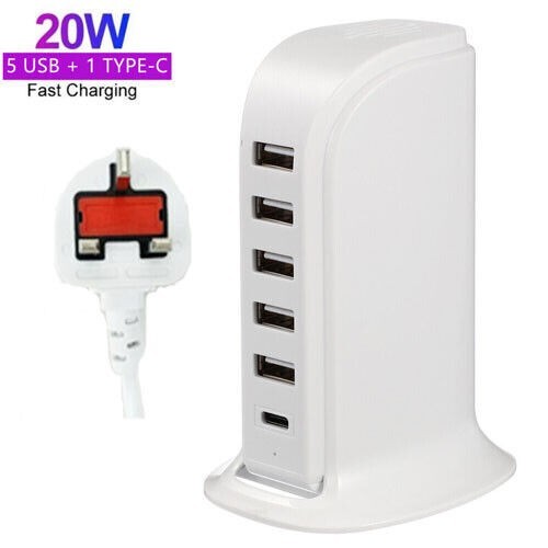 2pcs multi port - usb, c