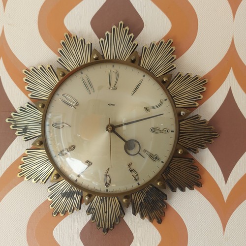 Vintage metamec wall clock - vintage, 70s