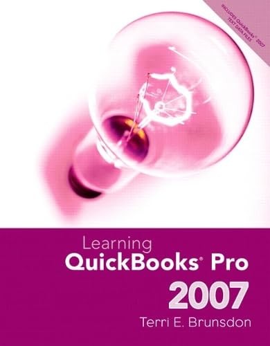 Learning quickbooks pro 2007 - learning,