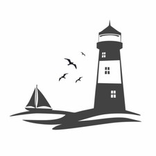 Large Lighthouse Sticker