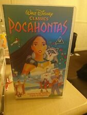 Walt Disney Classic Pocahontas (VHS, 2000) Vintage and holgram with the logos