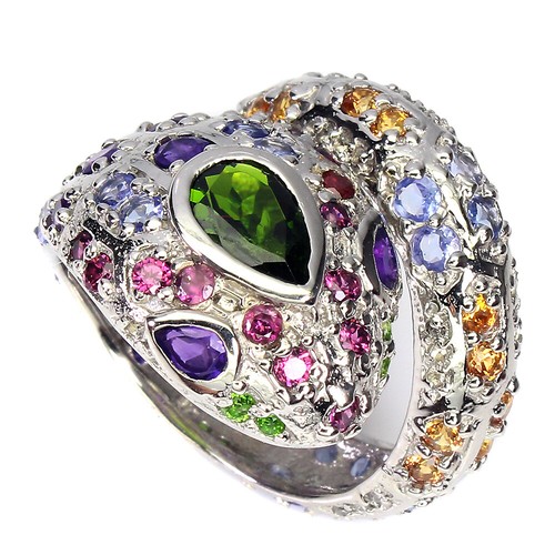 925 sterling silver ring pear - ring,