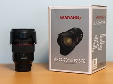 Samyang AF 24-70mm F2.8 Sony FE Full Frame Zoom Lens 2.8 E-Mount + Tripod Collar