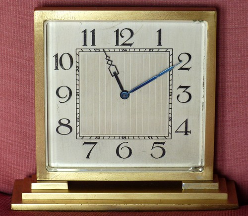 Art deco desk clock - deco,