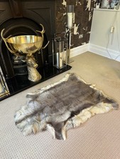 Genuine Quality Reindeer Hide Pelt/ Rug/ Throw 100% Natural