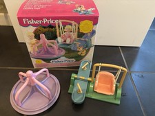 Boxed 90s Fisher Price Dream Playground  Loving Family Accessories Set Vintage