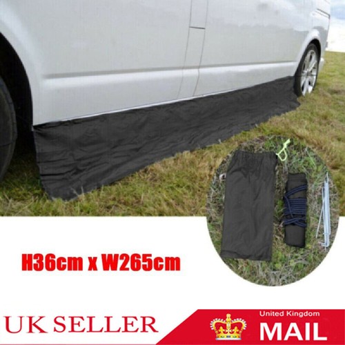 Large awning skirt draught - &,