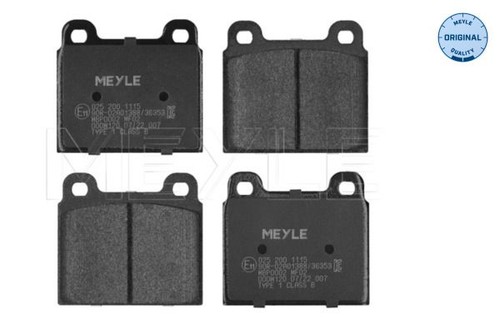 Original meyle brake pad - original, set