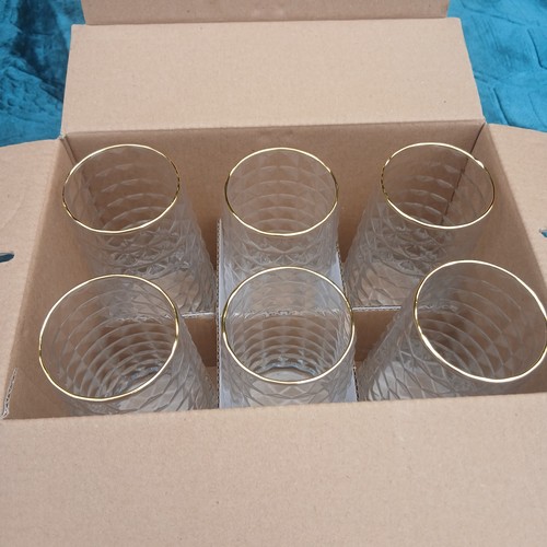 Set glass tumblers - of,