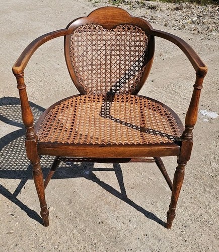 Antique cane bergere - bergere, tub