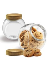 Richro Glass Cookie Jars with