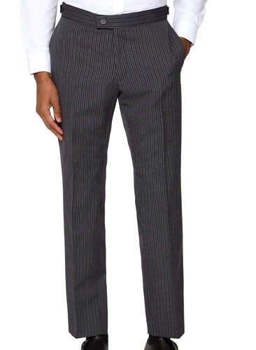 Mens grey pinstripe trousers - mens,