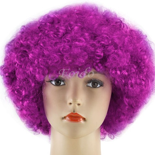 Curly afro fancy dress wigs - curly,