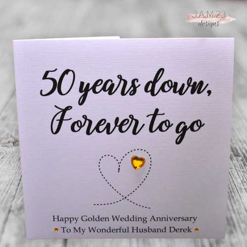 Personalised 50th golden - personalised,