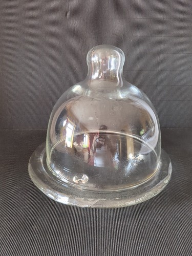 Vintage usable round clear - usable,