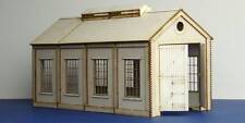 single track engine shed with