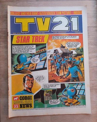 Tv21 comic from 1970 - from,