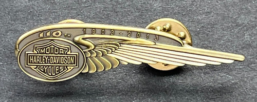 Motorcycle pin badge - pin, harley