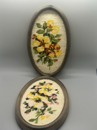Pair vintage floral - pair,