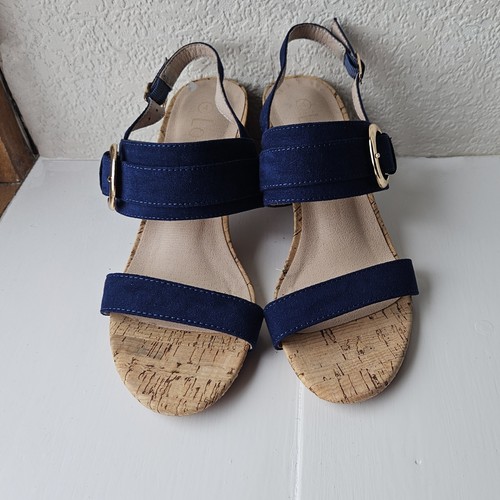 Blue lotus sandals size 4 - lotus,