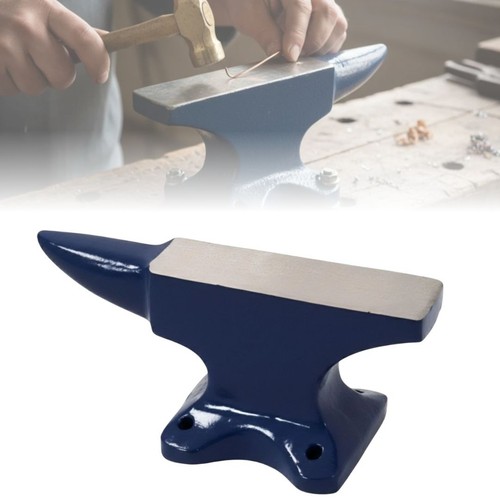 Mini cast iron anvil block - cast,