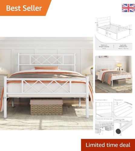Industrial 3ft single bed - single,