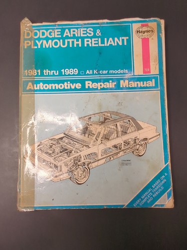 Haynes repair manual 723 - haynes,