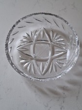 Vintage Glass Round Trinket