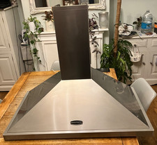 Rangemaster 90cm  Adjustable Cooker Chimney Hood Extractor in Stainless Steel 