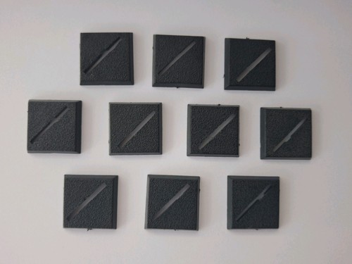 Official 25mm square bases - official,